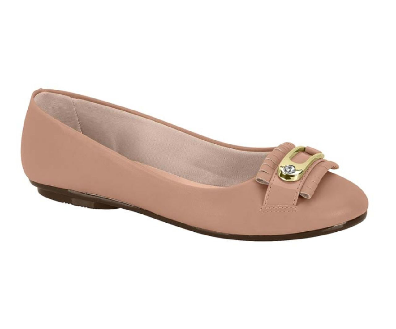 Sapatilha Feminina Moleca 5094.1603.7800 (nude 37)