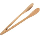 Pegador Multiuso De Bambu 39cm Marrom