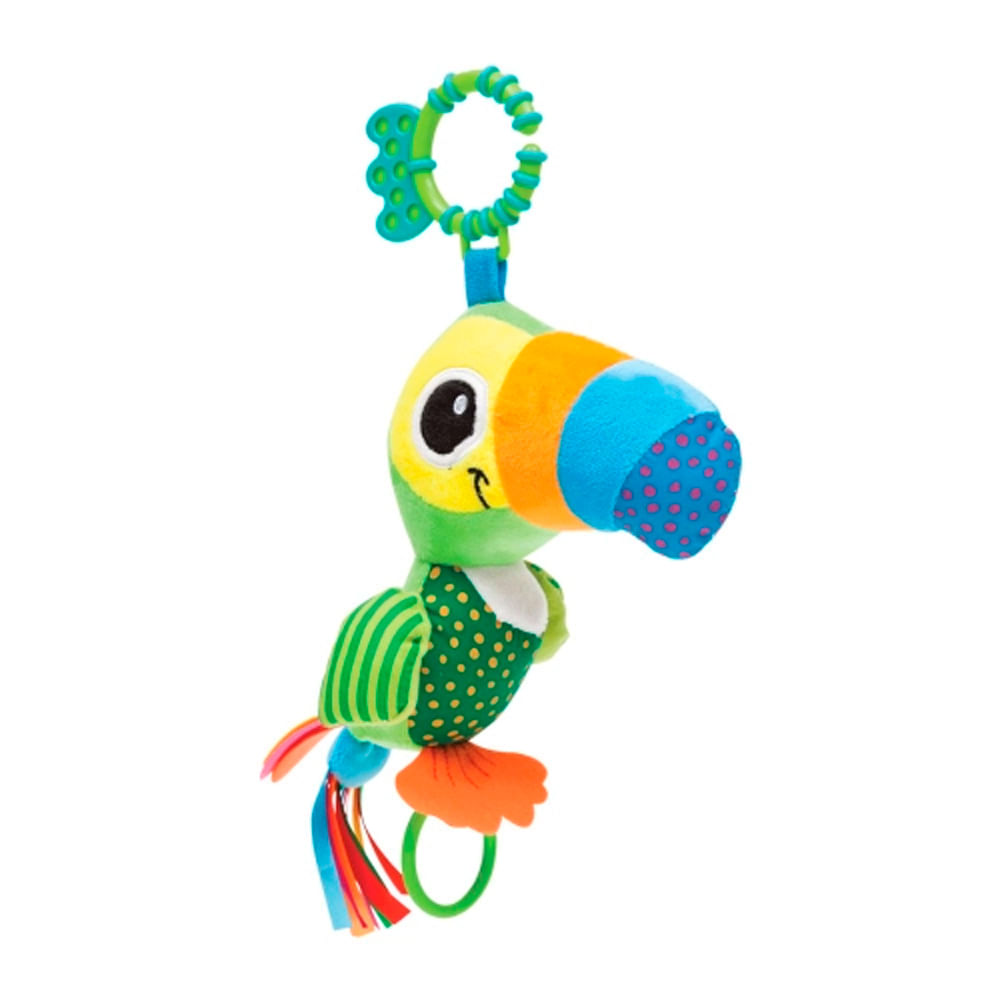 Pelucia Infantil 25 Cm Tucano Zuzu Atividades Verde Buba