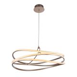 Pendente 60cm 31cm 1x66w 3000k 3300lm Bella Iluminação Sand Gold