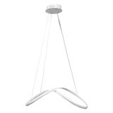 Pendente 88cm 32cm 22cm 1x35w 3000k 1800lm Tp002 Zig Bella Iluminação Branco