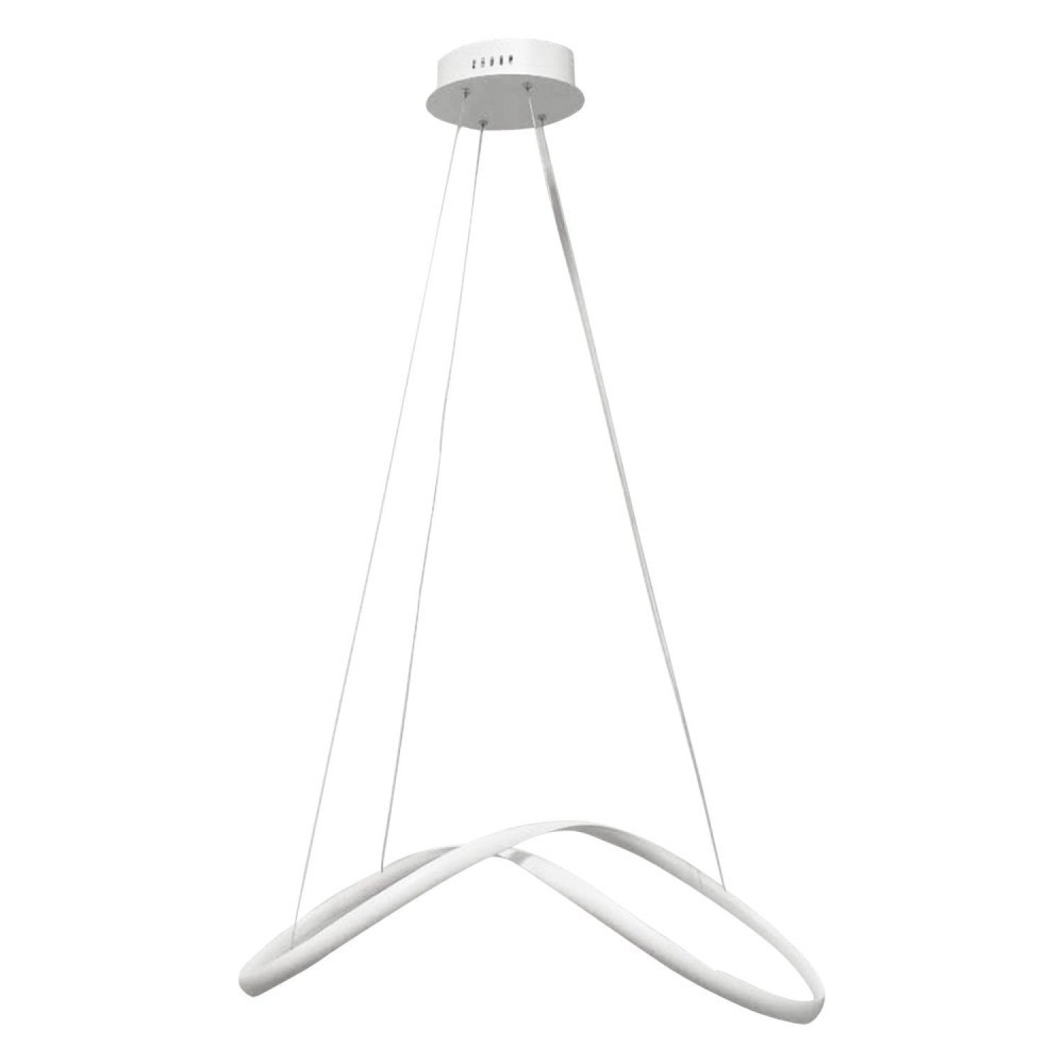 Pendente 88cm 32cm 22cm 1x35w 3000k 1800lm Tp002 Zig Bella Iluminação Branco