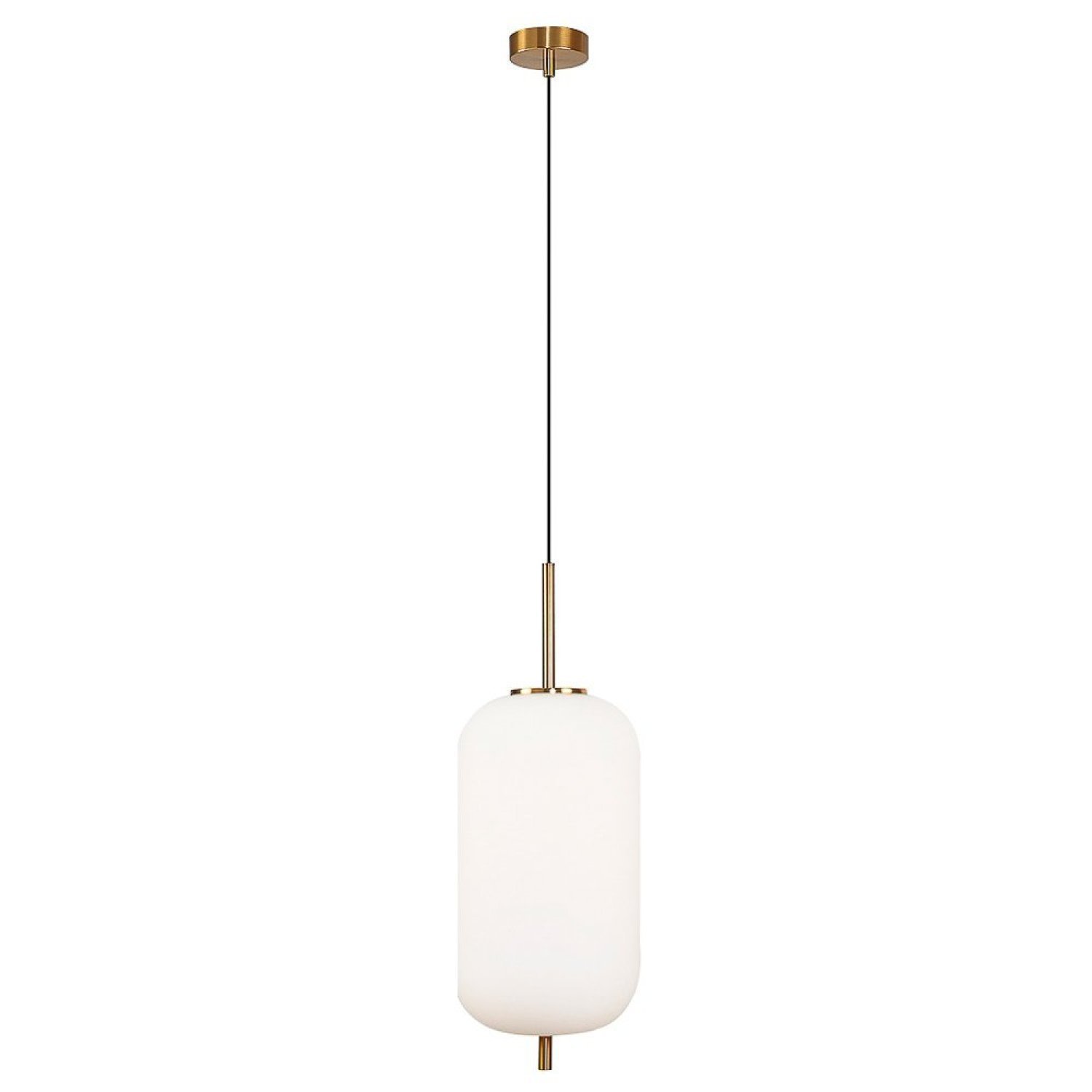 Pendente 22x59.5cm E27 40w Tres Hc014g Bella Iluminação Dourado/branco