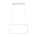 Pendente 30cm 60cm 2cm 1x32w 3000k 1810lm Tec Bella Iluminação Branco