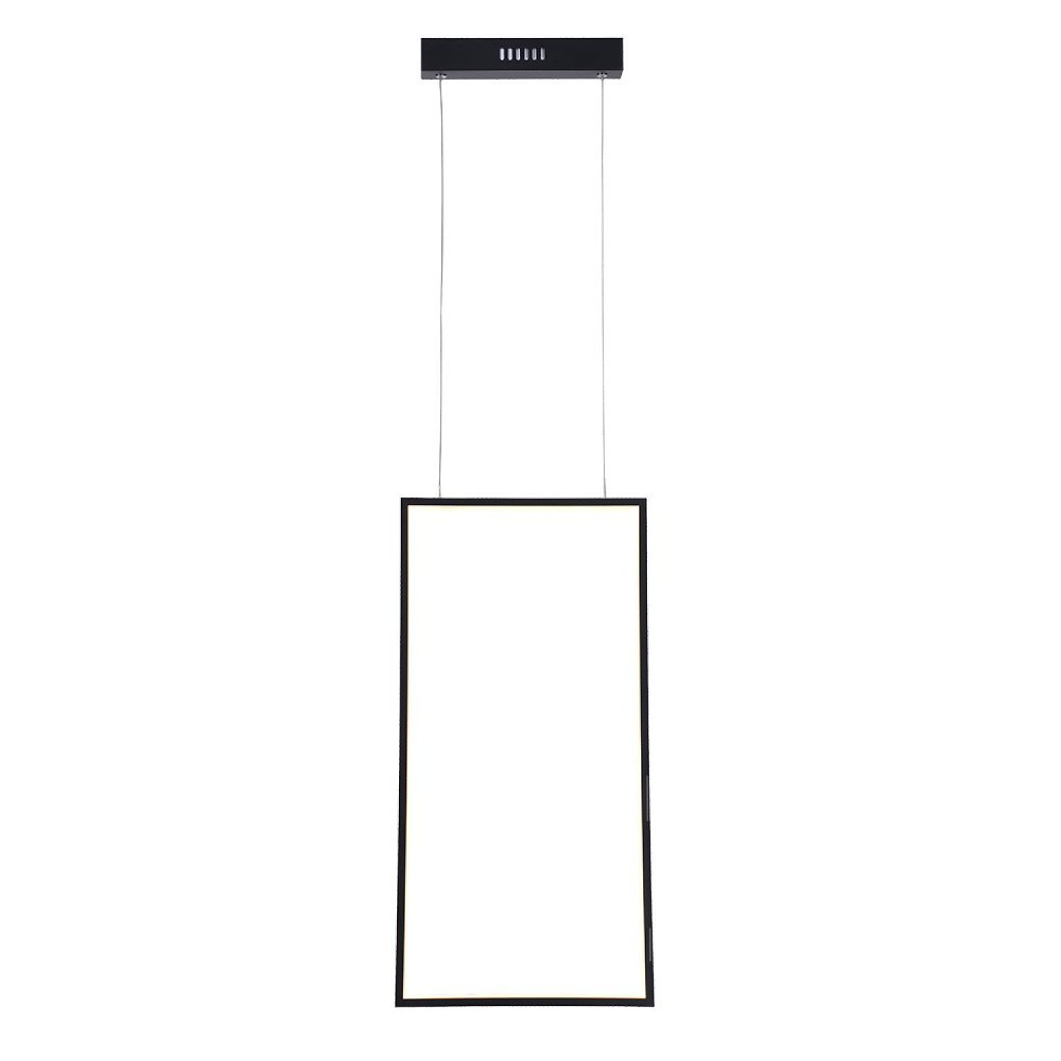 Pendente 60cm 30cm 2cm 1x32w 3000k 1810lm Tec Bella Iluminação Preto