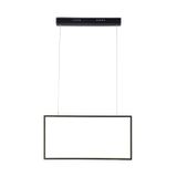 Pendente 30cm 60cm 2cm 1x32w 3000k 1810lm Tec Bella Iluminação Preto