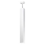 Pendente Viena Quadrado 90 cm Conti Iluminação Branco Brilho