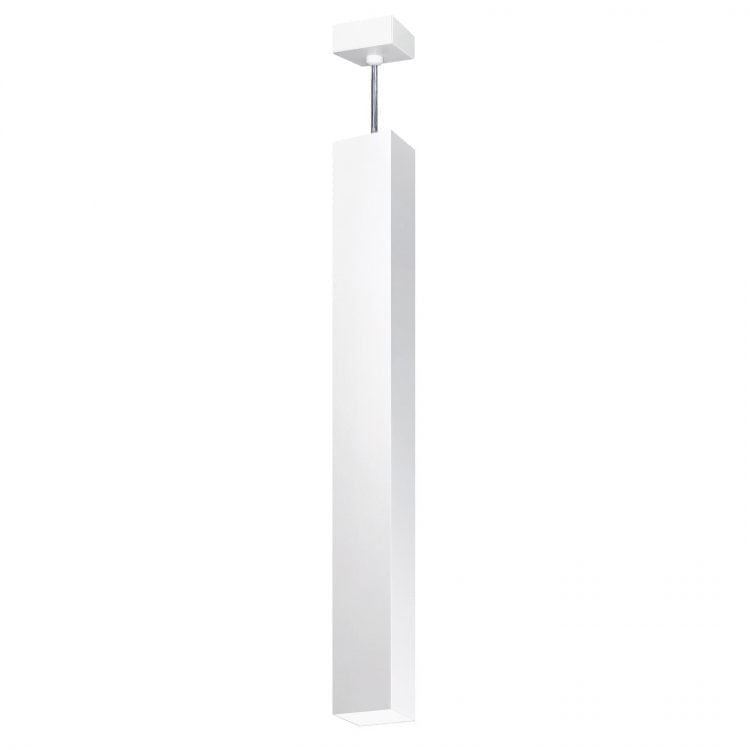 Pendente Viena Quadrado 90 cm Conti Iluminação Branco Brilho