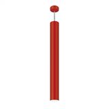 Pendente Viena Tubo 90 cm Conti Iluminação Vermelho