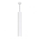 Pendente Viena Tubo 60 cm Conti Iluminação Branco Brilho