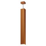 Pendente Viena Quadrado 90 cm Conti Iluminação Cobre Fosco