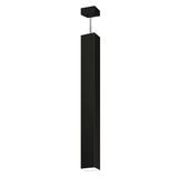 Pendente Viena Quadrado 90 cm Conti Iluminação Preto Micro