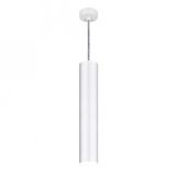 Pendente Viena Tubo 45 cm Conti Iluminação Branco micro