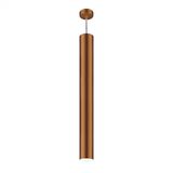 Pendente Viena Tubo 90 cm Conti Iluminação Cobre Fosco