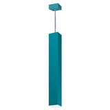 Pendente Viena Quadrado 60 cm Conti Iluminação Verde Tiffany