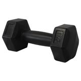 Halter Dumbell Cement Sextavado Bonafit 1kg Preto