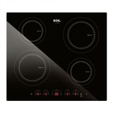 Fogão Cooktop De Indução 4 Bocas Preto 7500w Cheff Gourmet Eci04ep 220v - Eos B166390