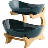 Cesta De Frutas De 2 Camadas Para Cozinha Fruteira De Cerâmica Fruta B