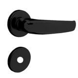 Fechadura Para Porta De Banheiro Preto Fosco Com Roseta Mz820 Standard1  - 03820x5pf - Papaiz