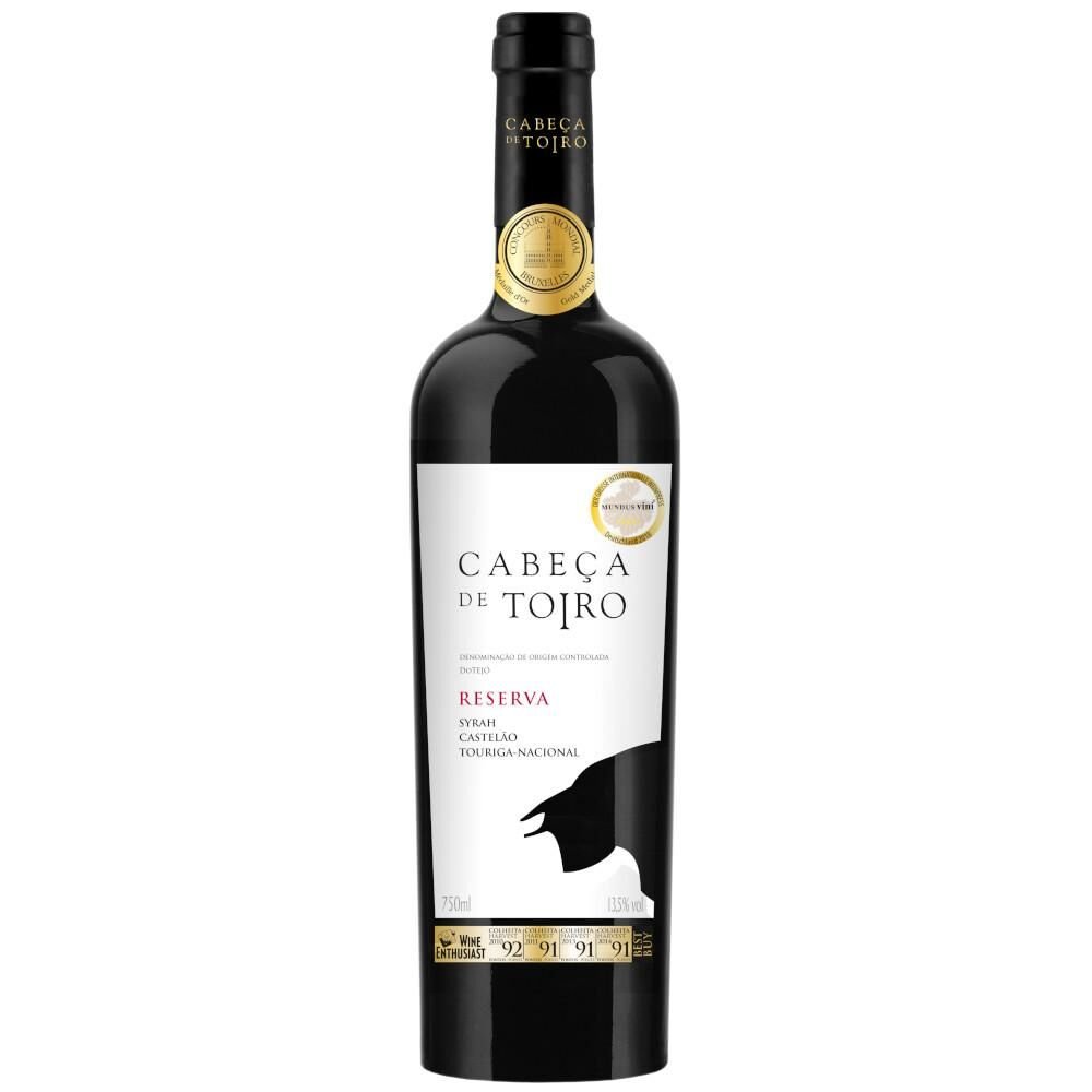 Vinho Tinto Português Cabeça De Toiro Reserva Tejo D.O.C