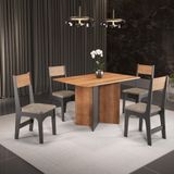 Conjunto Mesa E 4 Cadeiras Dani Sonetto