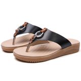 Mulheres Flip Flops Fundo Grosso Sandálias De Praia Antiderrapantes 35