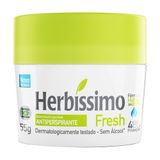Desodorante Em Creme Herbíssimo Fresh Antiperspirante 48h Sem Álcool 55g