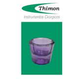 Pote Dappen Vidro Transparente Roxo Thimon