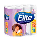 Papel Higiênico Elite Duallete Folha Dupla Ultra Leve 12 Pague 11