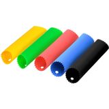5-pack Descascador De Alho Original Rolo De Alho Descascando Tubo Fácil Ferramentas De Cozinha Úteis (vermelho Amarelo Verde Azul Preto)