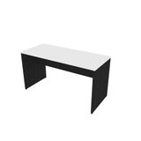 Mesa De Escritório Corp 25mm 100 Cm Bramov Móveis Preto/Branco