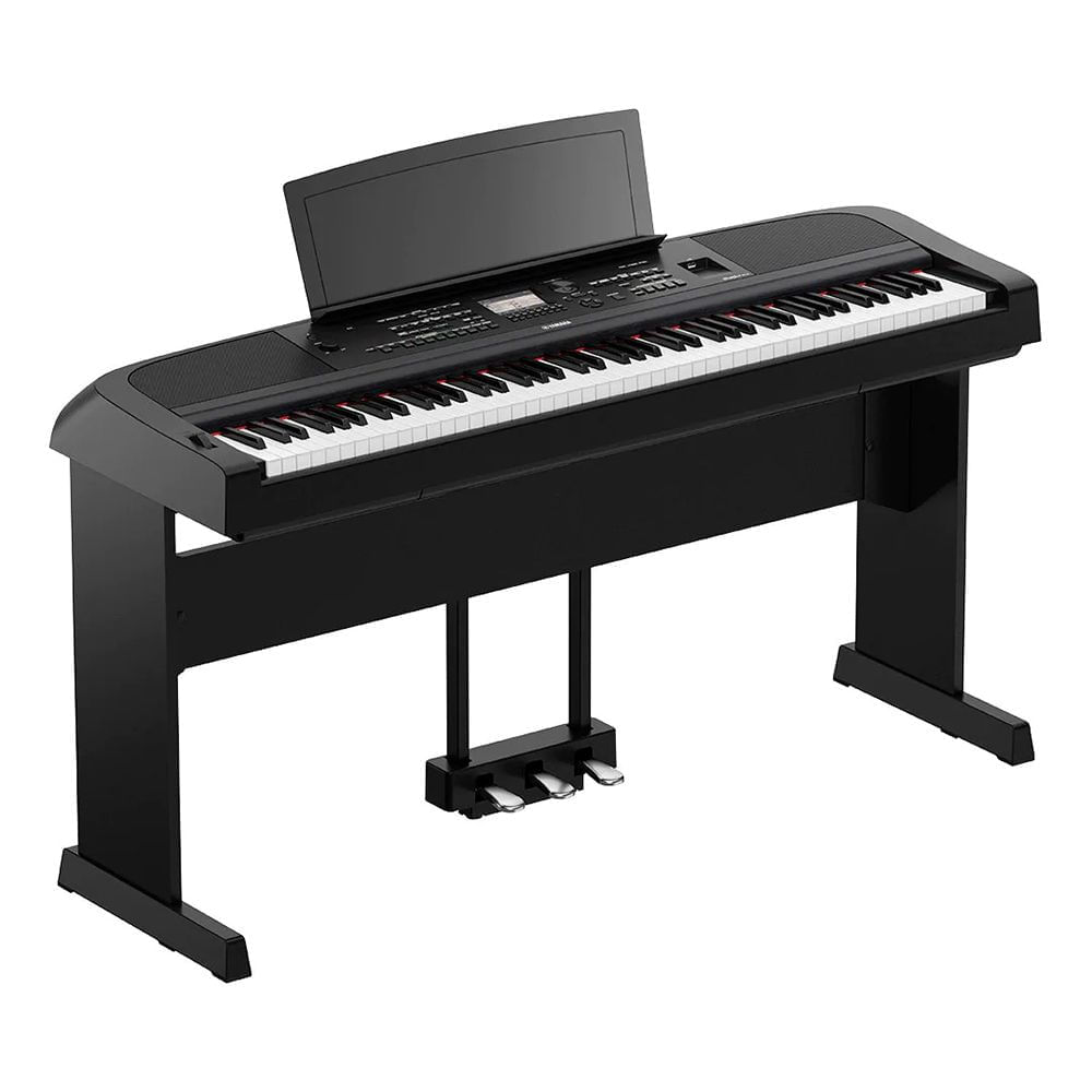 Piano Digital Yamaha P145b Preto 88 Teclas Sensitivas C/ Pedal