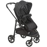 Carrinho De Bebe Galzerano Olympus Moises Passeio New Black Preto