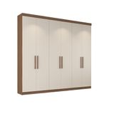 Roupeiro 6 Portas Casal Édez Thames, Off White