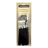 Conjunto De Talheres 12pcs 1147/960 Preto - Simonaggio