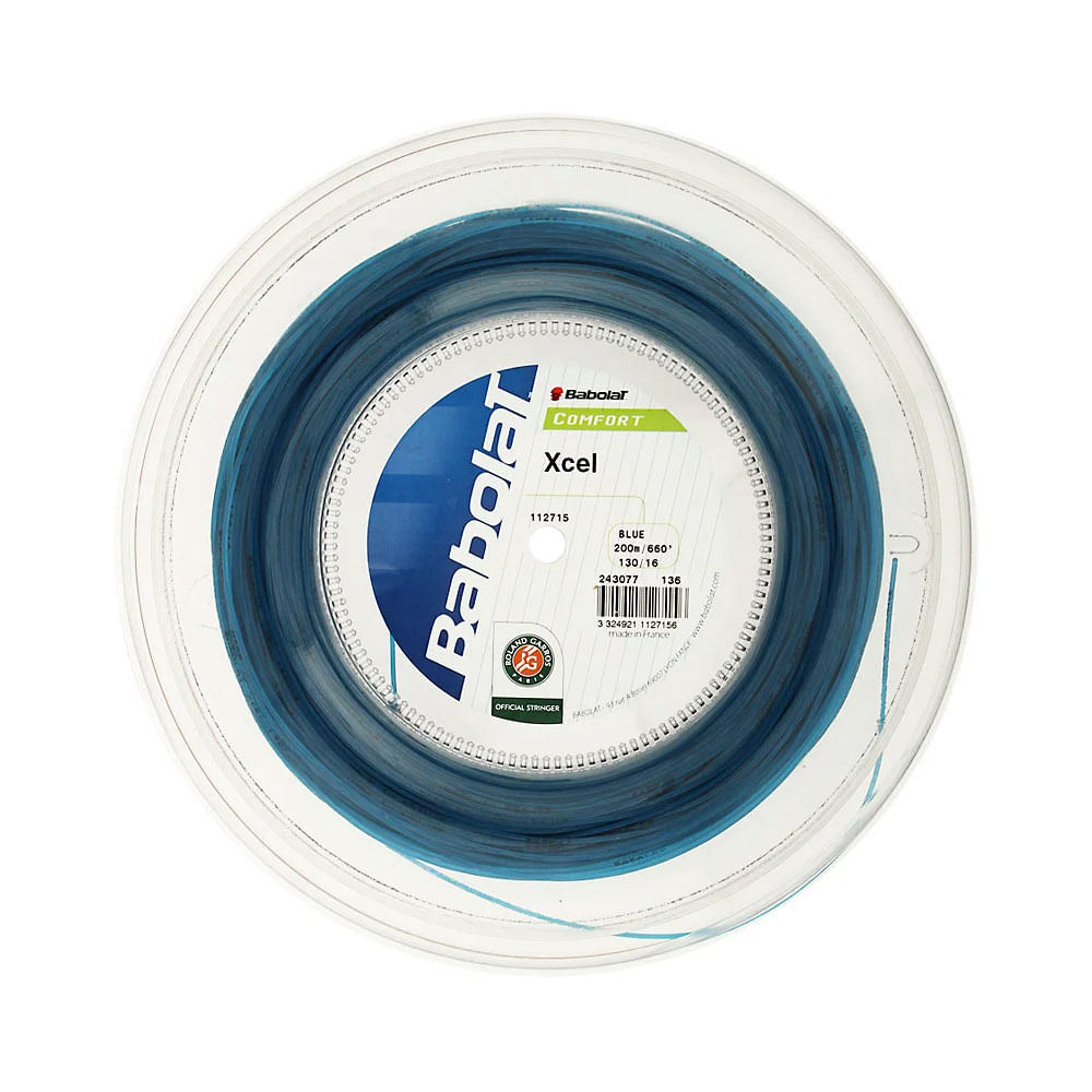 Corda De Raquete Babolat Xcel 16 1.30mm 200m Reel blue A