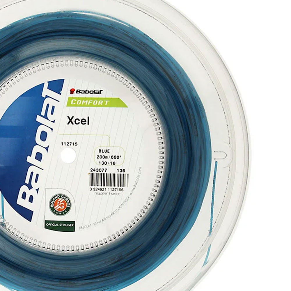 Corda De Raquete Babolat Xcel 16 1.30mm 200m Reel blue A