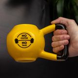 Caneca Peso Academia Amarelo Halteres Cerâmica