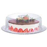 Boleira De Vidro Redonda Com Tampa De Plástico - Ruvolo Bari 32cm
