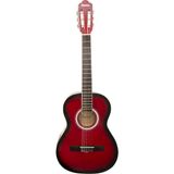 Violão Acústico Infantil de Nylon para Destros com Tensor TCG 360 Vermelho Thomaz