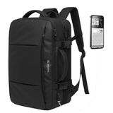 Mochila Mala De Mão Notebook Executiva Nordk Keeper Expansível Impermeável 36 Litros 10 Compartimentos