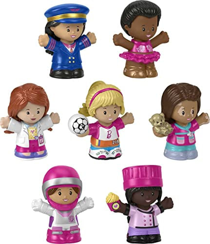 Barbie Conjunto De Figuras Fisher-price - 7 Peças