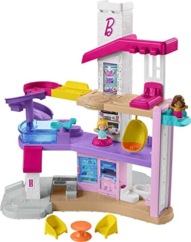 Casa De Sonhos Barbie Fisher-price Interativa Crianças Luzes Música Frases Figuras Peças