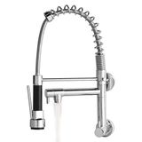 Torneira Gourmet Cromada Parede Para Cozinha Flexível 45cm