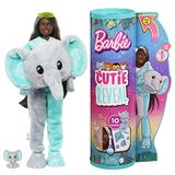 Bonecas Barbie E Acessórios Boneca Cutie De Elefante De Pelúcia 10 Surpresas Série Selva