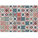 Tapete Antiderrapante Azulejos 2.0 43cm X 65cm - Kapazi Oficial 0204azu20
