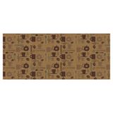 Tapete Antiderrapante Tropical Em Rolo 43cm X 15m Coffee 2.0 Kapazi