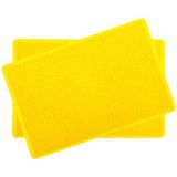 Tapete Vinil Gold Rolo Base Fundida 10mm 1,2m X 12m Amarelo Kapazi