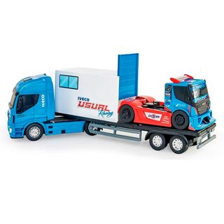 Brinquedo Caminhão Baú Hi Way Iveco Azul - Carrefour