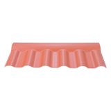 Cumeeira Pvc Afort Colonial Central Articulada Ceramica/terracota 88cm